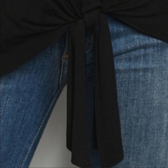 Black top with leopard sleeves new without tags. - Picture 5 of 7